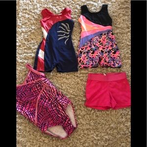 Danskin lot of girls gymnastics/dance attire
